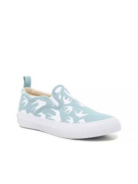 MCQ Alexander MCQueen Women's Swallow Light Blue Slip On Sneaker Size 41 /. US 1